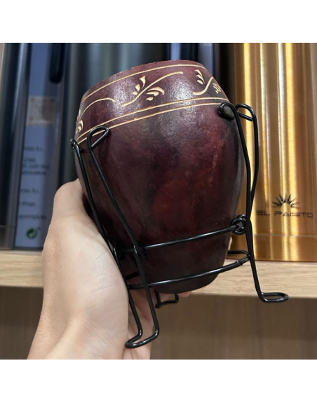 Mate calabaza con posamate