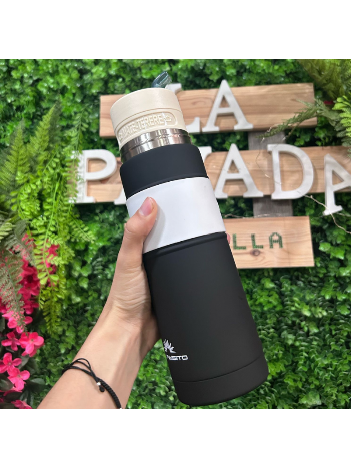 Matelisto (termo, mate, bombilla) acero inox 700ml