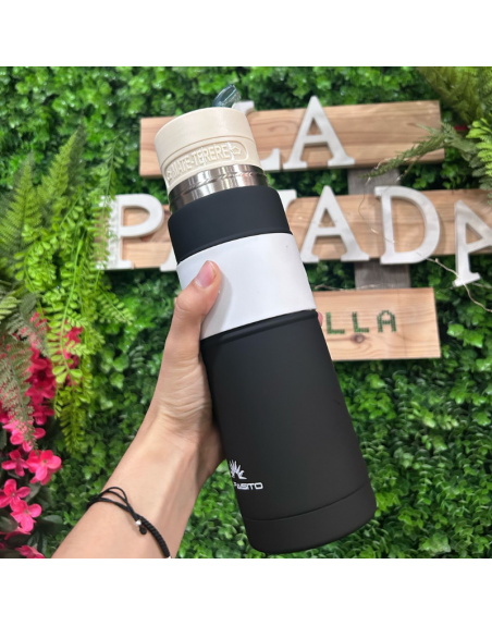 Matelisto (termo, mate, bombilla) acero inox 700ml