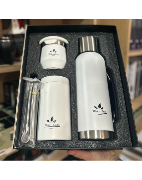 Kit matero Blanco 1L MATE-SANTE