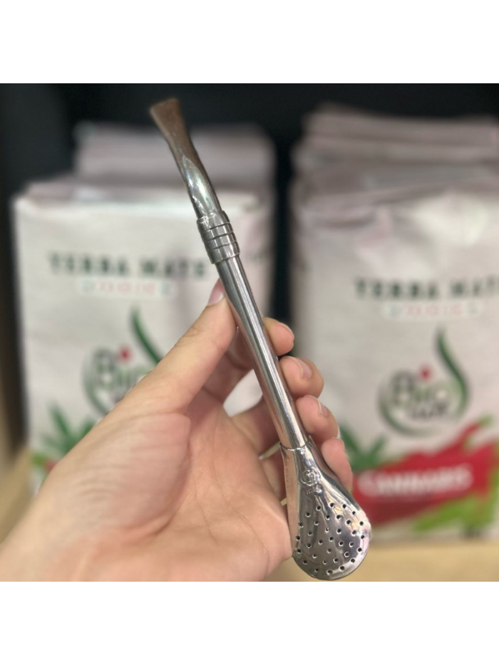 Bombilla ACERO INOX. EL PAISITO anillo