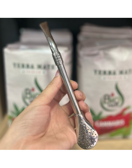 Bombilla ACERO INOX. EL PAISITO anillo