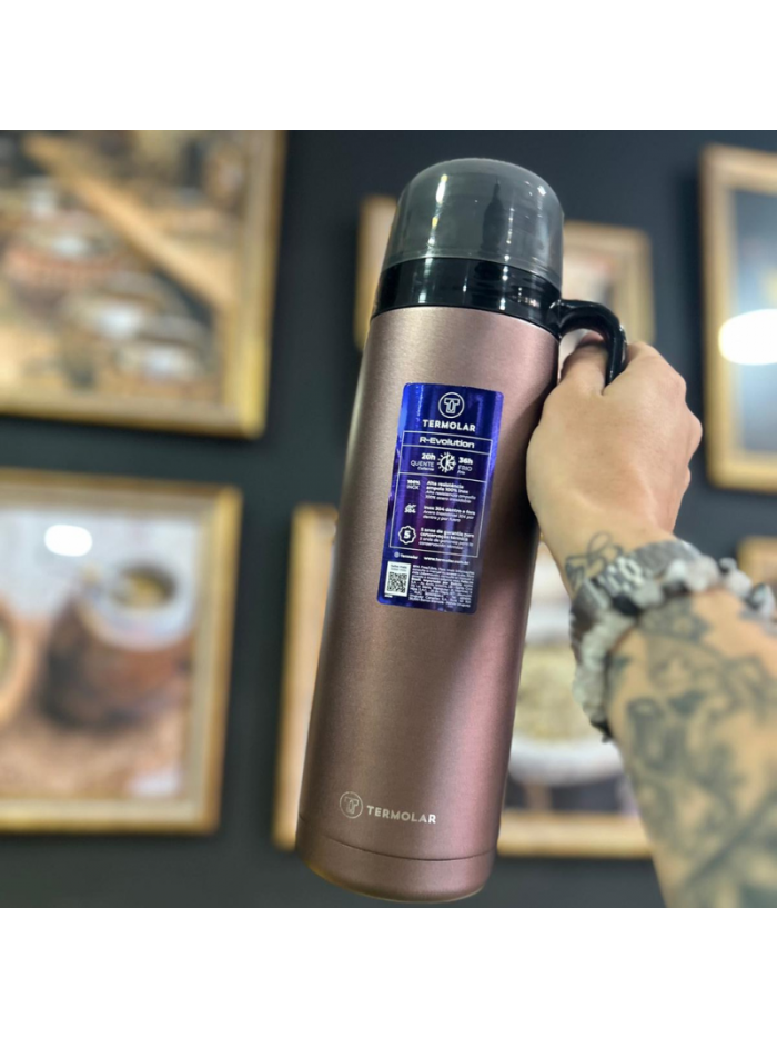 Termo acero inox. TERMOLAR R-EVOLUTION 1L - Bronze