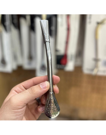 Bombilla ACERO INOX. EL PAISITO lisa