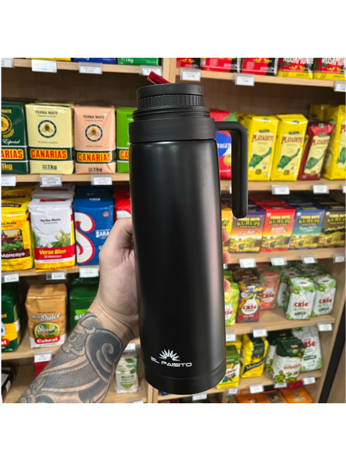 Termo acero inox. EL PAISITO 1L - ED.BLACK