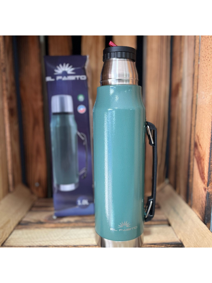 Termo acero inox. mod.ST. EL PAISITO 1L - VERDE