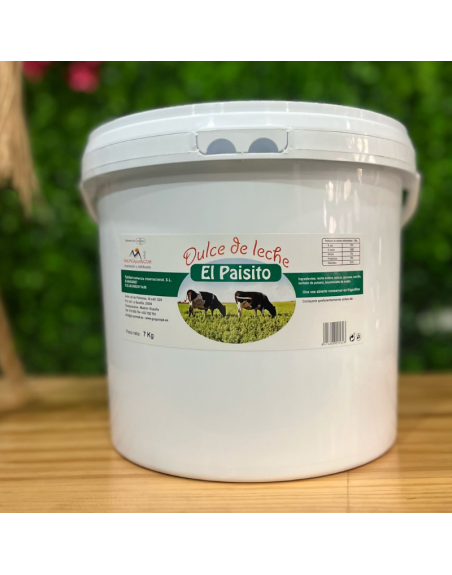 Dulce de Leche El Paisito FAMILIAR x 7 kg.