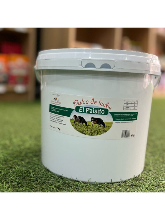 Dulce de Leche El Paisito REPOSTERO x 7 kg.
