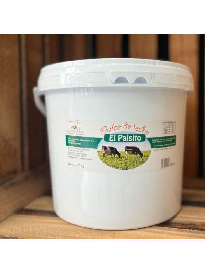 Dulce de Leche El Paisito PASTELERO x 7 kg.