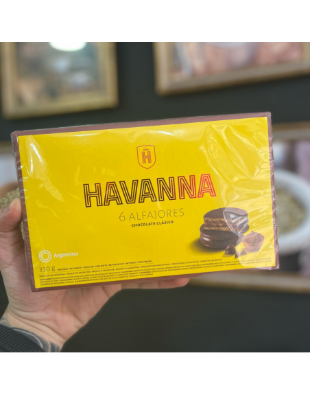 Alfajor HAVANNA CHOCOLATE x 6 unid.