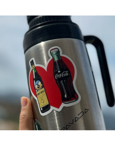 Pegatina FERNET Y COCA 5x5