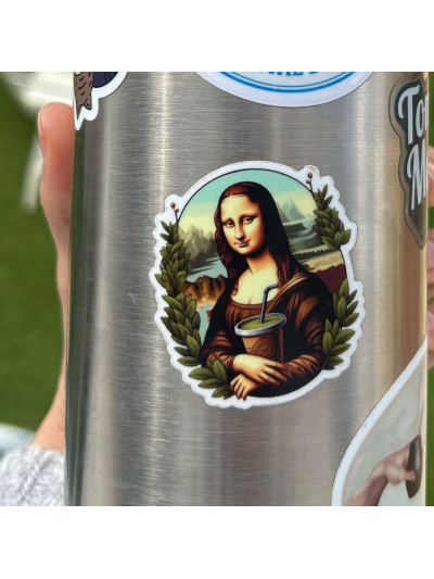 Pegatina MONA LISA 5x5