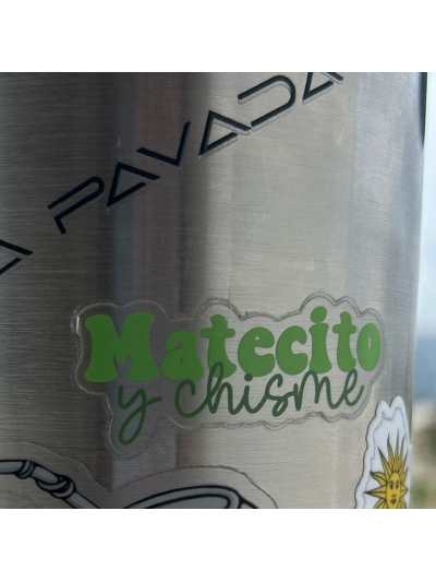 Pegatina MATECITO Y CHISME 5x5