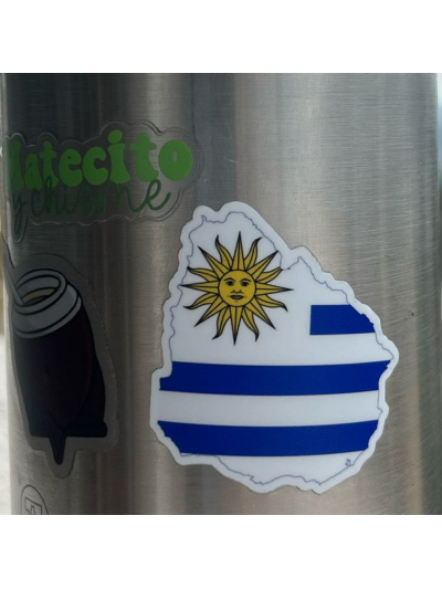 Pegatina MAPA URUGUAY 5x5