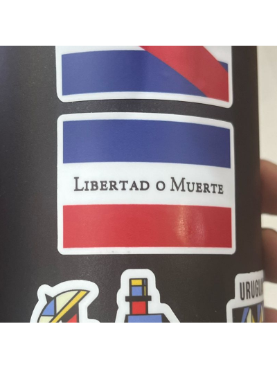 Pegatina LIBERTAD O MUERTE 5x5