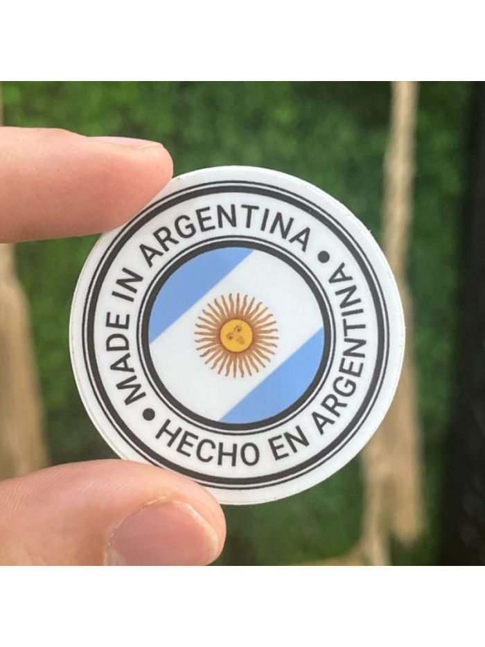 Pegatina MADE IN ARGENTINA 5x5