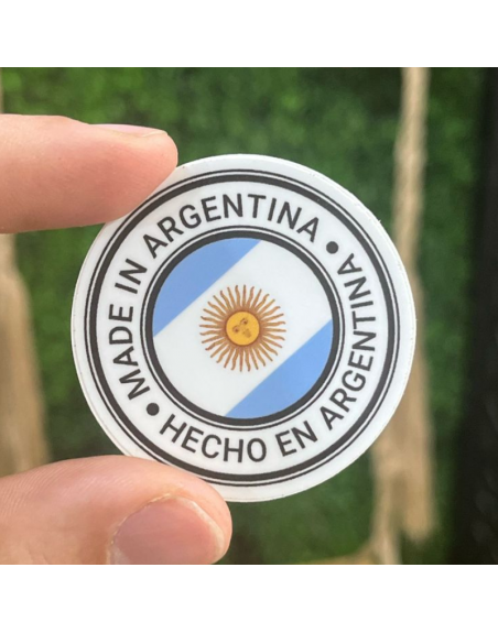 Pegatina MADE IN ARGENTINA 5x5