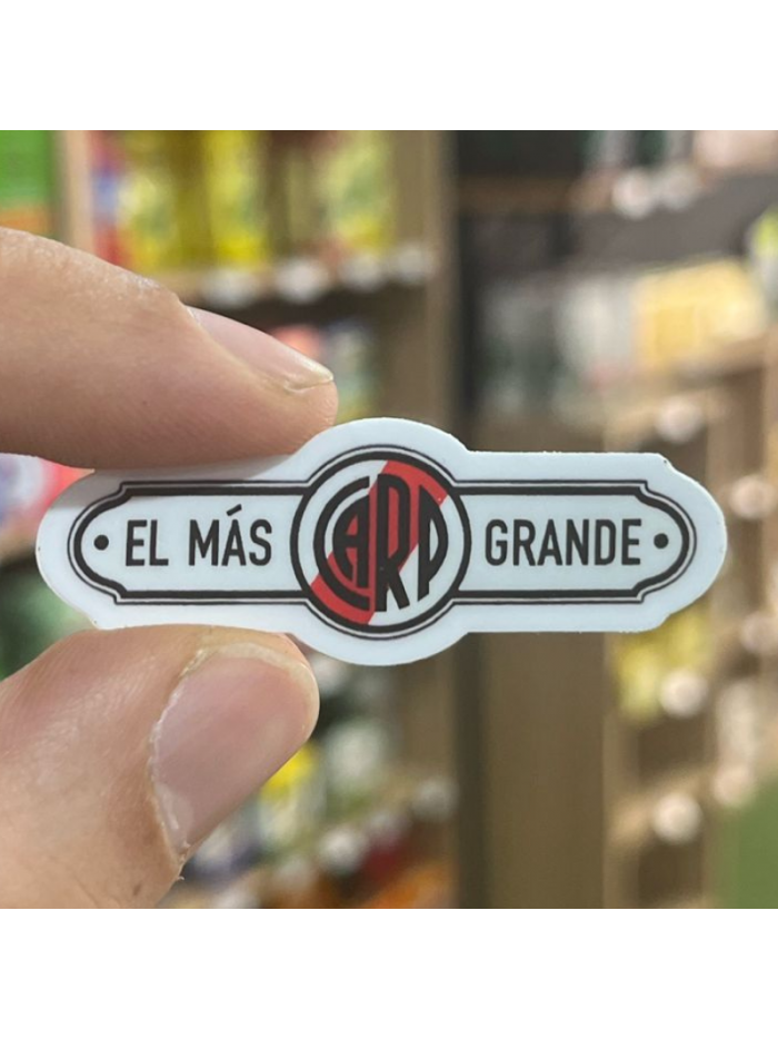 Pegatina RIVER EL MAS GRANDE 5x5