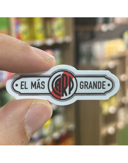 Pegatina RIVER EL MAS GRANDE 5x5