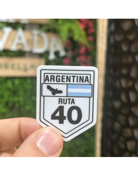 Pegatina RUTA 40 5x5