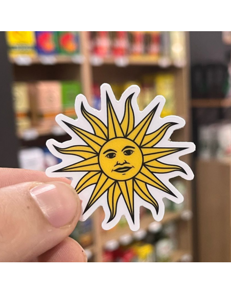 Pegatina SOL UY 5x5