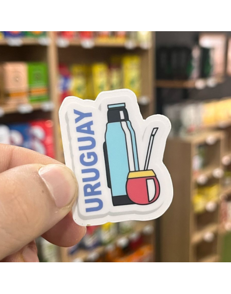 Pegatina UY TERMO Y MATE 5x5