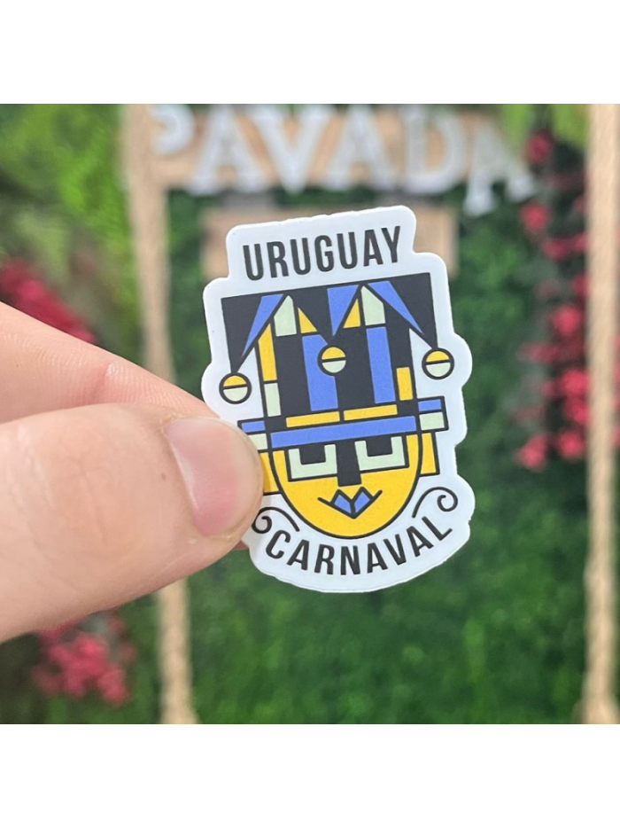 Pegatina ROSTRO CARNAVAL 5x5