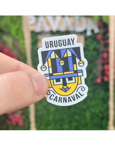 Pegatina ROSTRO CARNAVAL 5x5