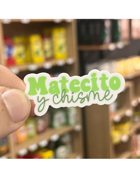 Pegatina MATECITO Y CHISME 5x5