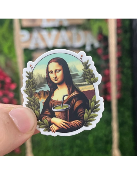 Pegatina MONA LISA 5x5