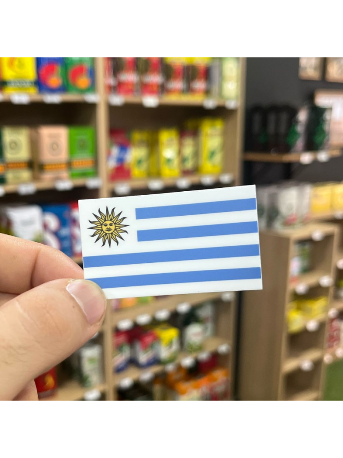 Pegatina BANDERA UY 6x3.5