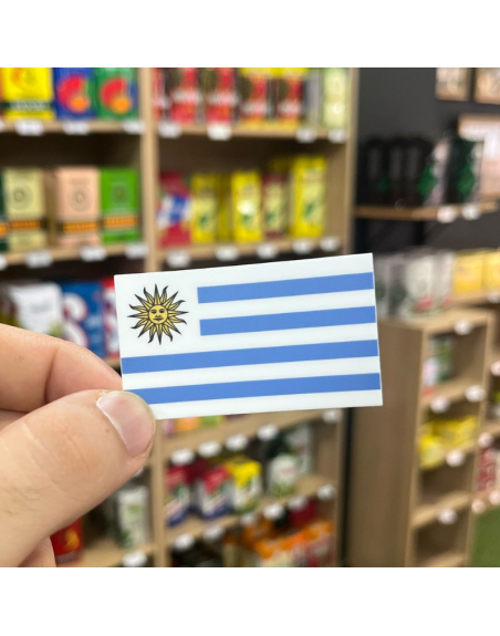 Pegatina BANDERA UY 6x3.5